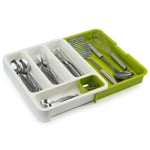 Joseph Joseph DrawerStore with Explandable Cutlery Tray 36.5x28.3cm, White/Green