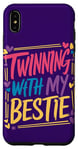 Coque pour iPhone XS Max Twinning Avec Ma Meilleure Amie - Twin Matching