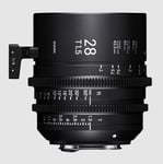 Sigma Cine 28mm T1.5 FF Metric Lens - Sony Mount