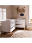 Obaby Astrid Mini 2 Piece Nursery Furniture Set - White, White