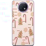 Xiaomi Redmi Note 9T Transparent Mobilskal Julens Godisglädje