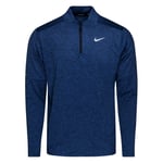 Nike Löpartröja 1/2 Zip Dri-FIT Element - Obsidian/Silver, storlek XX-Large
