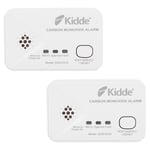 Twin Pack - Kidde 2030-DCR Battery LED Carbon Monoxide Detector / CO Alarm
