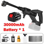 Nettoyeur haute pression sans fil, pistolet a eau Portable pour lavage de voiture, pour makita 18v 80bar +1batterie 30000mAh