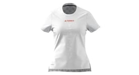 Maillot manches courtes adidas running terrex agravic blanc femme