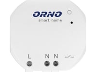 Orno Enkel Sändare För Infälld Montering, Kan Anslutas Till Valfri Strömbrytare, För Fjärrstyrning Av Reläer Och Uttag För Infälld Montering, Med Radiosändare, Orno Smart Home
