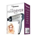 Paul Anthony Eco-Dry 1600W Hair Dryer | 3 Heat/Speed Settings | Quiet DC Motor