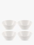 Royal Doulton 1815 Pure Porcelain Cereal Bowls, 16cm, Set of 4, White