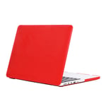 MacBook Air 13 (2020) - Hardt Deksel - Rød / Gjennomsiktig