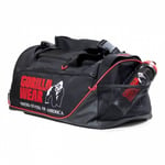 Gorilla Wear Jerome Gym Bag, sort/rød,