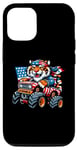 iPhone 15 Patriotic Tiger 4th July Monster Truck American Case