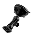 RAM Twist-Lock Low Profile Suction Cup Double Ball Mount