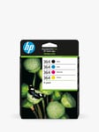 HP 364 Black, Cyan, Magenta & Yellow Multipack Original Ink Cartridges, Pack of 4