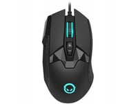 Lorgar Stricter 579, Gamingmus, 9 Programmerbara Knappar, Pixart Pmw3336-Sensor, Dpi Upp Till 12 000, 50 Miljoner Knapptryckningar, 2 Brytare, Inbyggd Display, 1,8 M Usb-Kabel I Mjuk Silikon, Matt Uv-Beläggning Med Glansiga Delar Och Rgb-Lampor Med