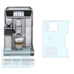 Drip Tray Scratch Protection Film Suitable for DeLonghi PrimaDonna ECAM 656.85 MS & 656 75.MS - 650.85-650.75 - 650.55 Set