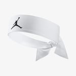 Nike Air Jordan Head Tie Headband White Basketball Sweatband Mens 100% Genuine