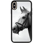 Apple Iphone Xs Max Svart Mobilskal Med Glas Häst