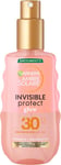 Garnier Ambre Solaire Invisible Protect Glow Transparent Sun Cream Spray SPF30,