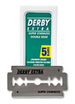 Derby Extra Super Stainless Dubbeleggade Rakblad 50-pack (Prenumeration: Var tredje månad)