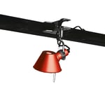 Artemide Tolomeo Micro Pinza wall lamp clamp attachment Red