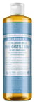 Dr.Bronner's Pure Castile Liquid Soap Baby-Mild (unscented) 475 ml