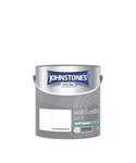 Johnstone's - Wall & Ceiling Paint - Brilliant White - Soft Sheen Finish - Emulsion Paint - Fantastic Coverage - Easy to Apply - Dry in 1-2 Hours - 12m2 Coverage per Litre - 2.5L