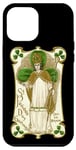 Coque pour iPhone 14 Plus Salutation St Patrick's Day Erin Go Bragh catholique