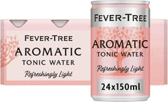 Fever-Tree Refreshingly Light Aromatic Tonic Water 8 x 150ml Pack of 3, Total 24