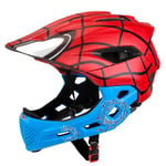 Yorimi Kids' Helmets 2-in-1 Kids Full Face Bike Helmet for Children MTB BMX Dirtbike Skateboard with Detachable Chin Guard