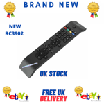 New RC3902 30068434 Replacement Black Remote Control RC for Sharp Tv CERTAIN 1,S