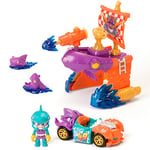 T-RACERS Pirate Shark – Pirate ship with 1 exclusive driver and 1 exclusive car.