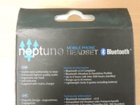 Pama Neptune Bluetooth Handsfree Headset in Black SK111 QQ 11