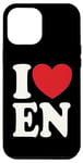 Coque pour iPhone 14 Plus I Love FR I Heart FR Initiales Hearts Art F.N
