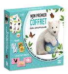 Mon premier coffret de jeux - Mon premier coffret des animaux - 1 loto - 1 memory - 1 jeu des sept familles - Trois jeux pour les petits qui aiment a