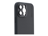 ShiftCam - Baksidesskydd för mobiltelefon - with lens mount - MagSafe-kompatibilitet - konstläder - träkol - för Apple iPhone 14 Pro