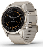 Garmin Watch Fenix 7S Pro Sapphire Solar Soft Gold Leather