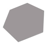 Hill Ceramic Klinker Basic Hex 25 (KLC4176) 25x22 cm Hexagon Grå KLC4176