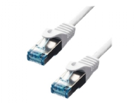 ProXtend - Patch-kabel - RJ-45 (hane) till RJ-45 (hane) - 3 m - 6 mm - S/FTP - CAT 6a - IEEE 802.3at - halogenfri, formpressad, hakfri, tvinnad - vit