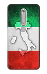 Italy Flag Case Cover For Nokia 6.1, Nokia 6 2018