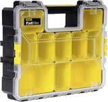 STANLEY FATMAX Pro Deep Storage Organiser for Small Parts, 10 Removable Compartments, 1-97-521