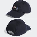 Adidas RIFTA Baseball Cap Snapback Hat Athletics Club Retro Trefoil Navy Blue