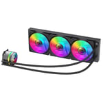 GameMax Iceburg 360mm AIO Water Cooler LED Fan CPU Liquid Cooling System PC Kit