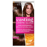 L'Oréal Paris Casting Crème Gloss Coloration Ton sur Ton pour Cheveux - Sans Ammoniaque - Marron Glacé (415)