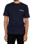 BerghausOrganic Logo T-Shirt - Dark Blue
