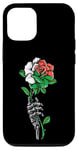Coque pour iPhone 13 Pro Madagascar Rose avec squelette Pride Drapeau souvenir