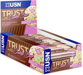 USN Trust Cookie Bar, White Chocolate & Raspberry Protein Cookie: High Protein