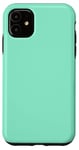 iPhone 11 Trendy Turquoise Green Case