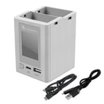 Batteriladdare för 2 batterier till DJI Mini 4 Pro / Mini 3 Pro / Mini 3 med färgskärm