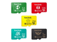 SanDisk Nintendo Switch - Flash-minnekort - 512 GB - UHS-I U3 / Class10 - microSDXC UHS-I