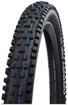 Schwalbe Unisex's Nobby NIC Evo, Super Ground, TLE Tyres, Black, 57-584 SCH8230,68,58 cm